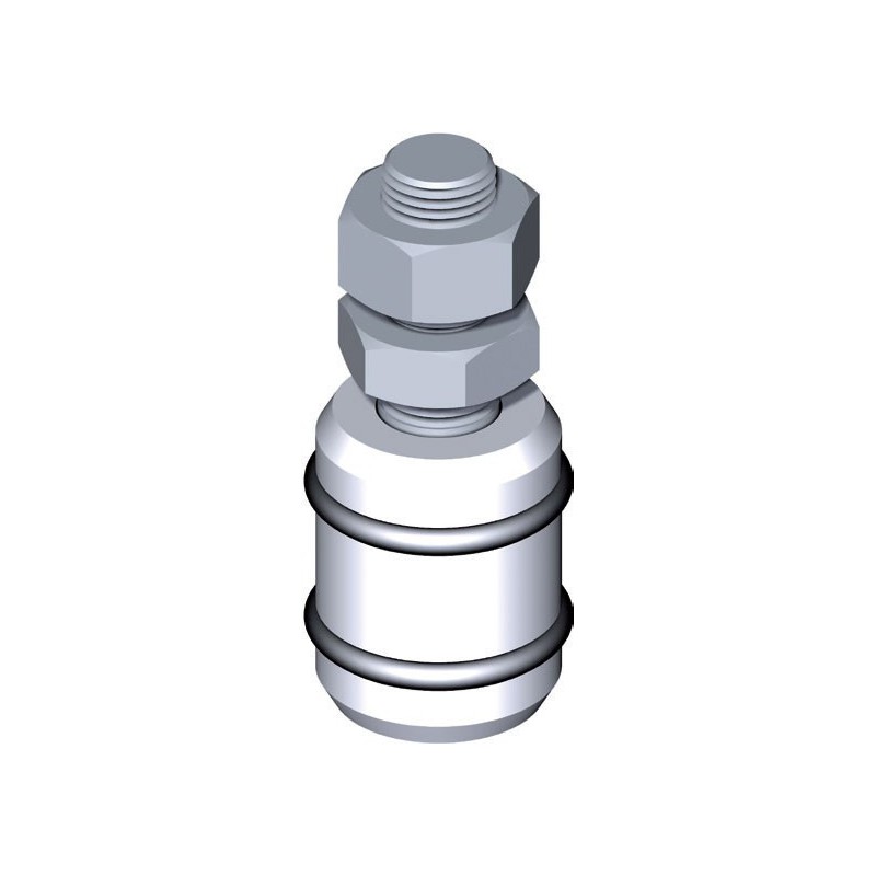 Olive de guidage cylindrique en Nylon Ø 30 H40 M14 + 2 joints torique Ø 33