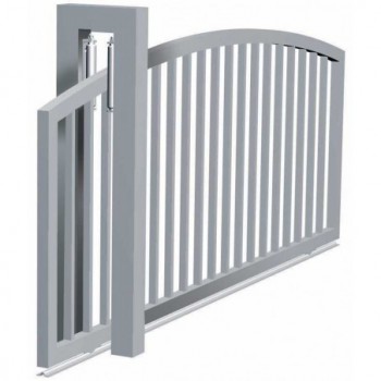 Guide supérieur long en nylon - Avec support - hauteur 299mm x largeur 51mm