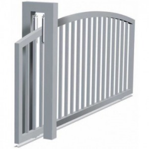 Guide supérieur long en nylon - Avec support - hauteur 299mm x largeur 51mm