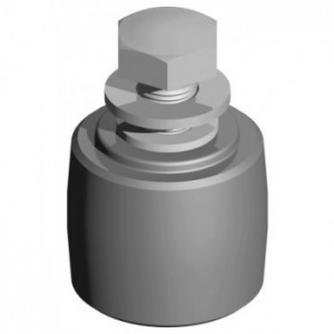 Olive inox ø34 x 30 nylon ( 10)