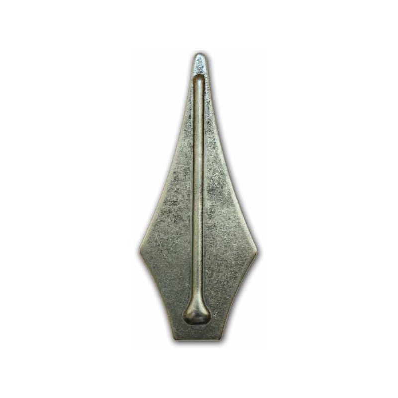 Lances en tôle emboutie losange