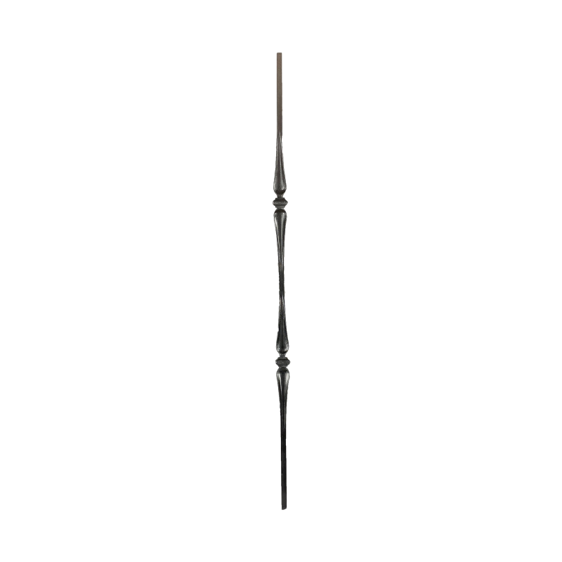 Barreau ? 14mm X1000  2 bagues carrées