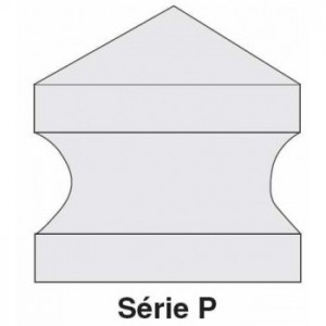 Chapeau carré soudé meulé avec bords (acier brut) 150X150 mm H:165