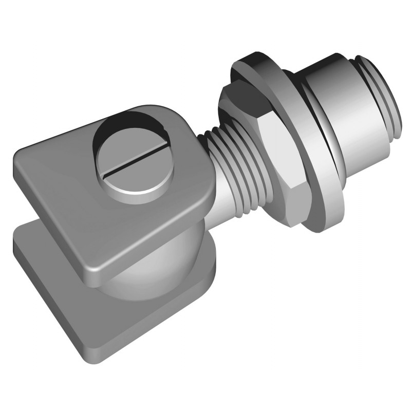 Gond réglable à souder M22