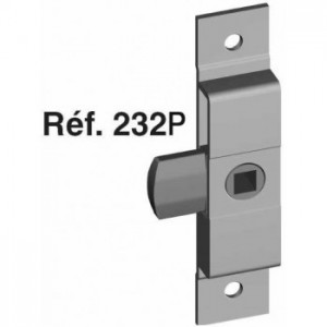 Targette Lg 101mm x 18mm - clé carrée