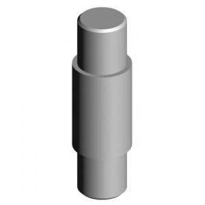 Axe pour tube Ø 30 24 H110