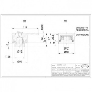 Pivots à billes économiques à souder Ø 50 mm (HAUT + BAS)