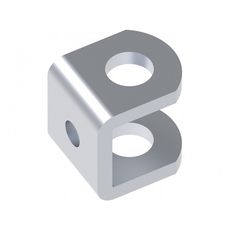 Etrier acier GALVA pour gond M22