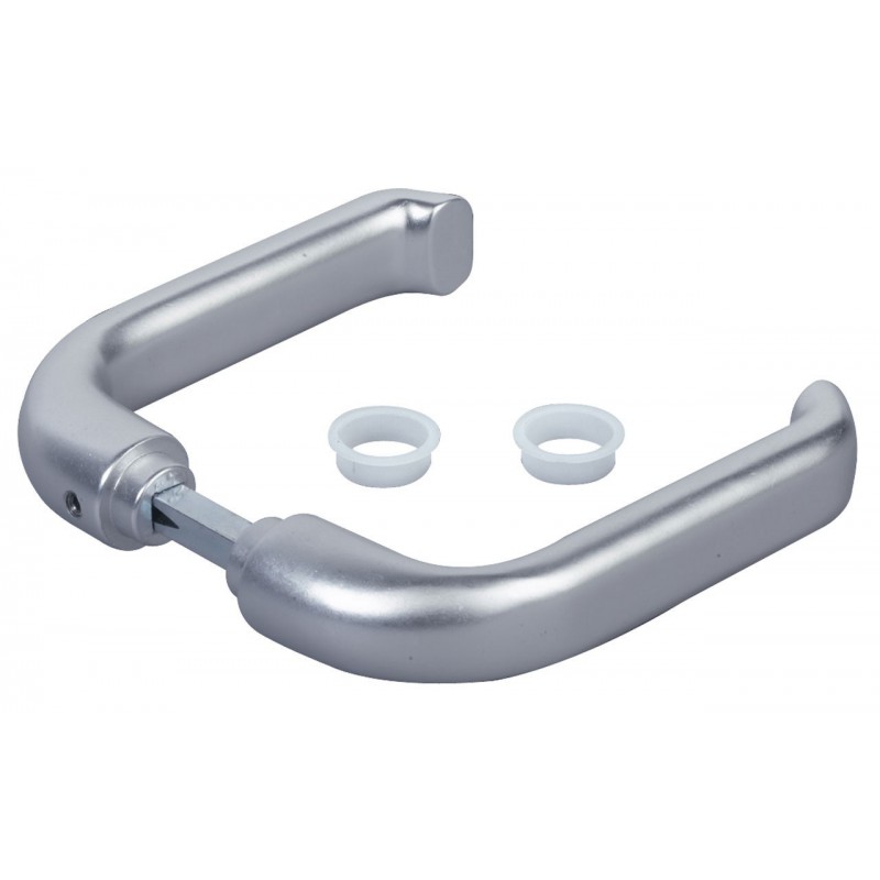 Paire de béquilles en aluminium - carré de 10mm