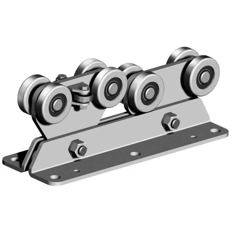 Chariot pour portail autoportant pour les rails de série P140 FAC - double réglage - acier galvanisé - 1x pièce