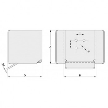 Butée réception pour rails pour terminaison à olives de guidage - (pour rails P140 seulement)