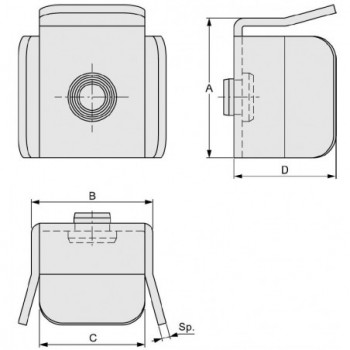 Gache anti soulèvement 79x60