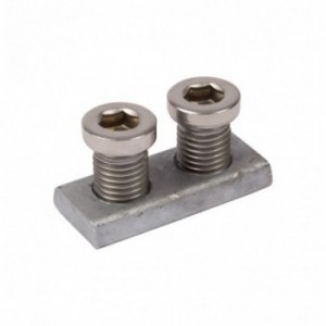 Plaque de serrage  galva à chaud avec vis pour ref GBMU4D...