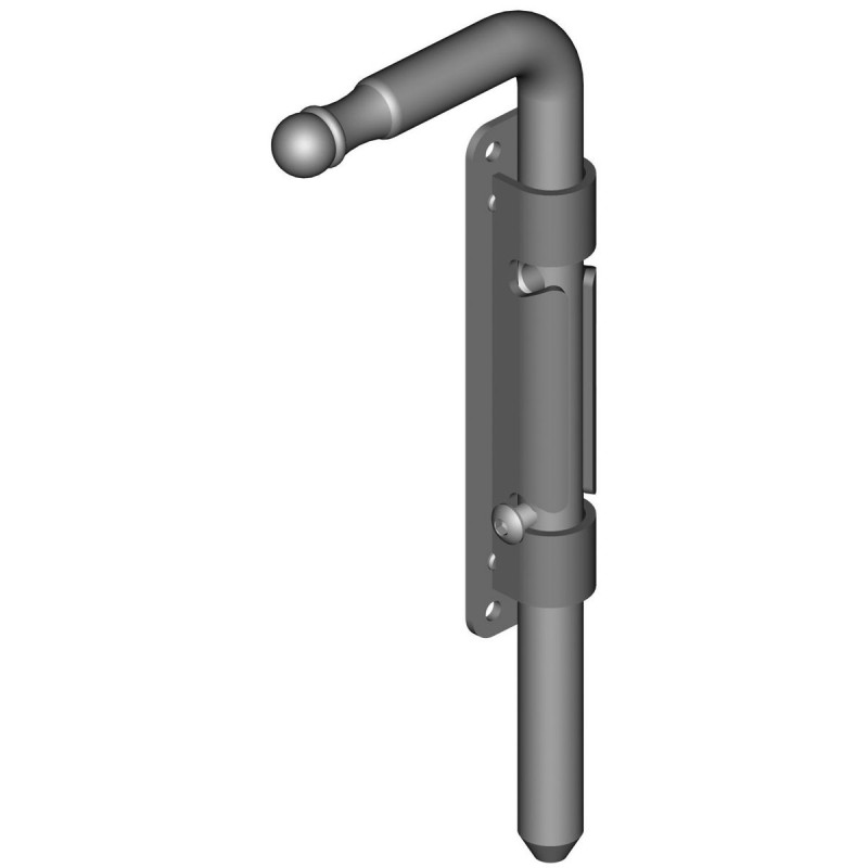 Verrou baionnette -  platine à visser de 35mm - H440