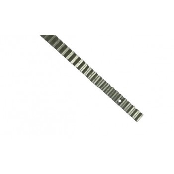 Crémaillère 2m Mod 4 acier zingué 22x22 perçée 4 trous verticaux