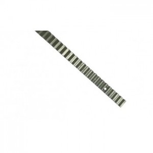 Crémaillère 2m Mod 4 acier zingué 22x22 perçée 4 trous verticaux