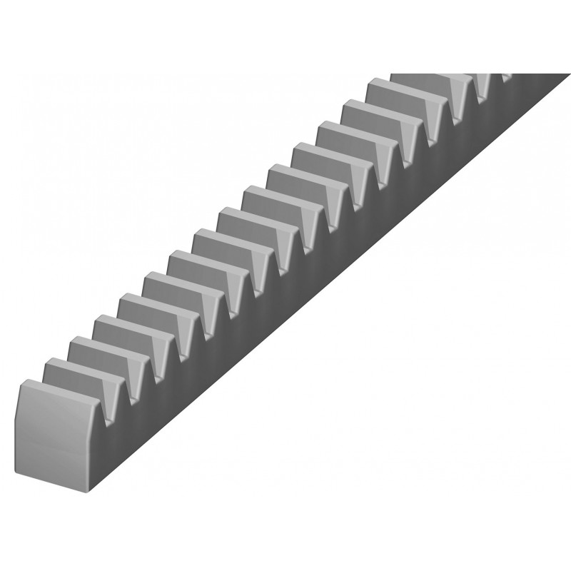 Crémaillère acier 2m 30x30 non percée MODULE 6