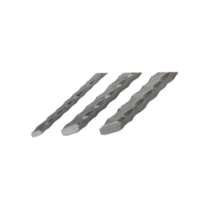 Fer plat martelé sur angle des 2 cotés en 30x8 L:3000