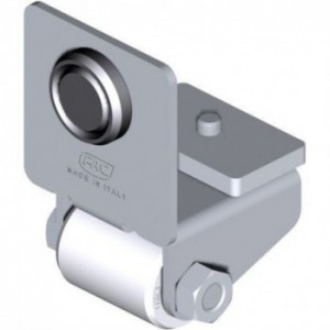 Support à galet pour rail de portail autoportant - pour rails série 800 FAC P44