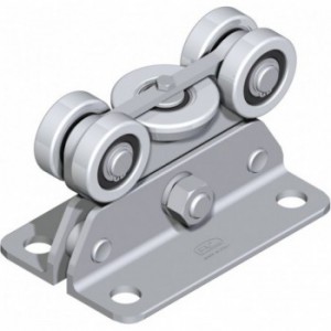 Chariot pour portail autoportant pour les rails de série P53 FAC - double réglage - acier galvanisé - 1x pièce