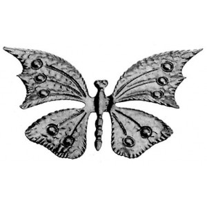 Motif déco papillon L180xH125 - ep 0,6mm