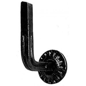 Support rampe carré de 16 -  H120 -  base ø60