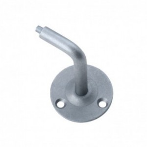 Support rampe ø12mm acier brut à visser H79x44