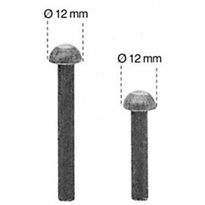 Rivet ø6 - H35mm ( 91 pièces kg)