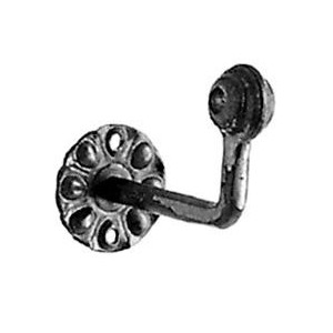 Support pour tringle à rideau pour ø15- base ø60 - prof.100mm