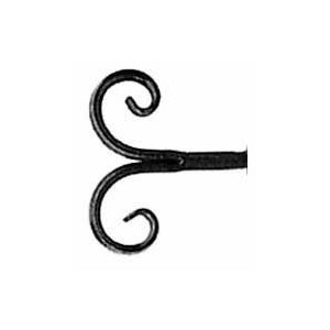 finition pour tringle à rideau ø14 - L150xH130