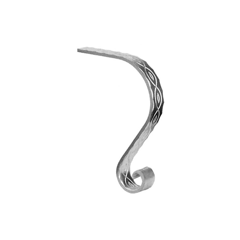 Départ de main courante 40x8mm - compatible avec AL1701