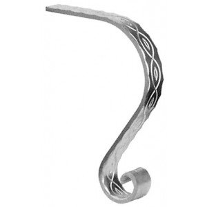 Départ de main courante 40x8mm - compatible avec AL1701