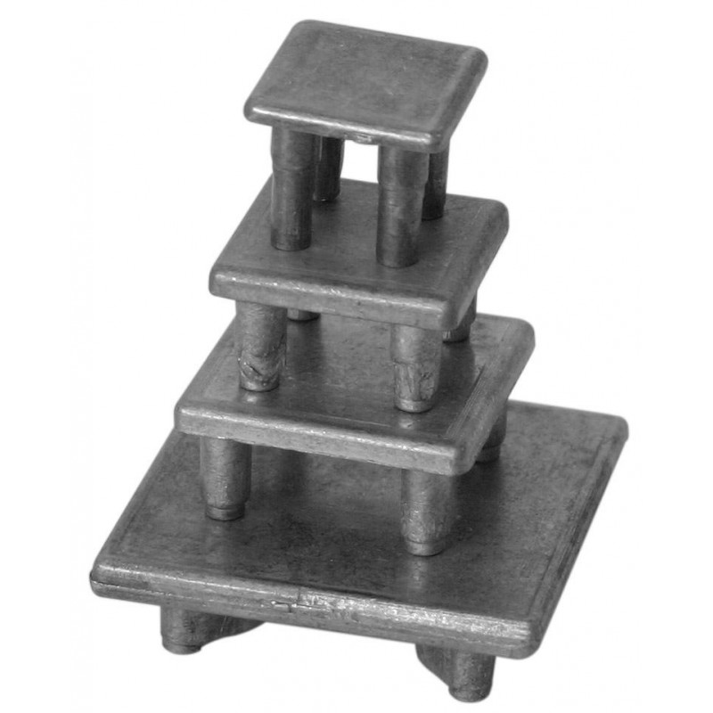 Embout carré rentrant 30x30 jusqu'à rupture du stock