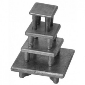 Embout carré rentrant 30x30 jusqu'à rupture du stock