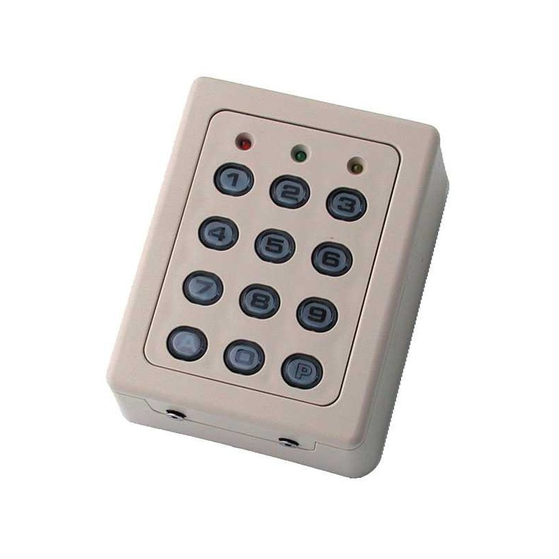 Clavier Numérique Sécurisé 2 Canaux 12-24V - Contrôle d'Accès Avancé