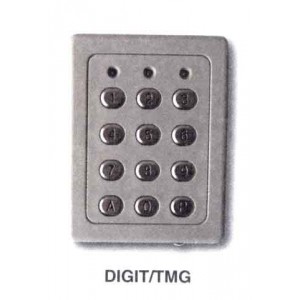 Digicode Clavier à codes 12-24V cc-ca à touches métalliques