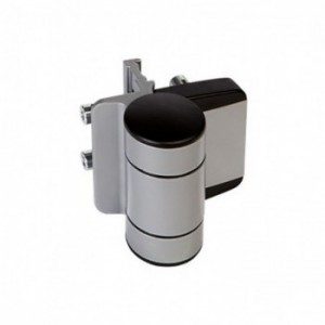 Charnière 180° à double roulement réglable , RAL gris