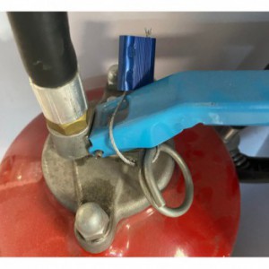 Scellé câble en aluminium FLEXIGRIP - longueur 150mm - tige ø1,5mm - BLEU VIERGE