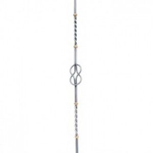 Barreau Inox 304 - 8x16mm - H1000mm - L70mm