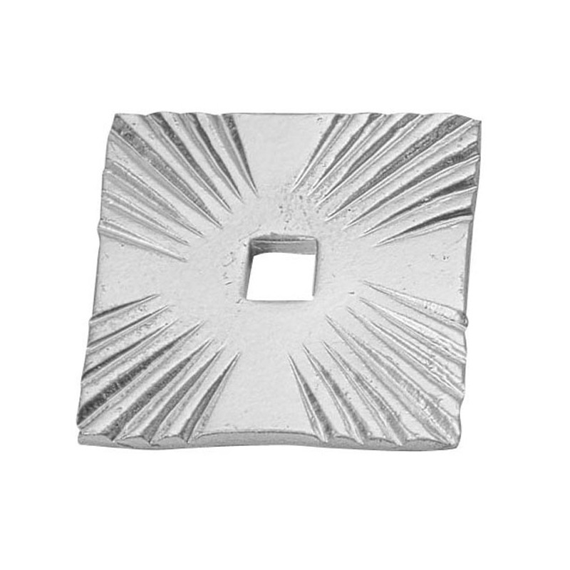 Cache scellement Inox 304 - Ø75x75mm - trou Ø12x12mm