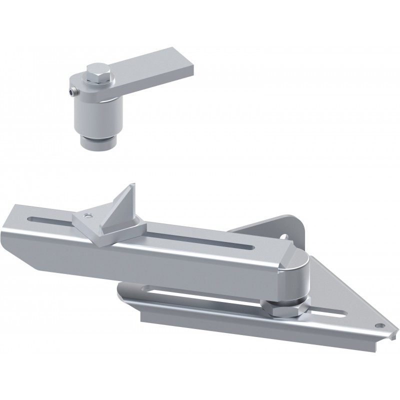 Gond pour portail pivotant - régulateur de pente - porte de gauche