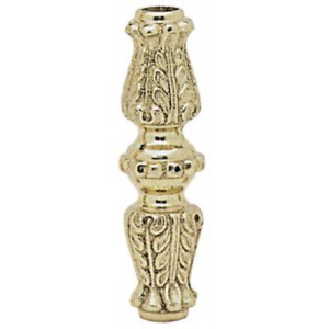 Garniture de barreau en laiton - ø40mm - trou ø16,5mm - hauteur 140mm