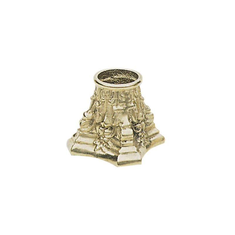 Garniture de barreau en laiton - ø100mm - trou ø41mm - hauteur 70mm