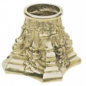 Garniture de barreau en laiton - ø100mm - trou ø41mm - hauteur 70mm