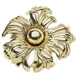 Fleur laiton ø85 H25 - avec bille ø15