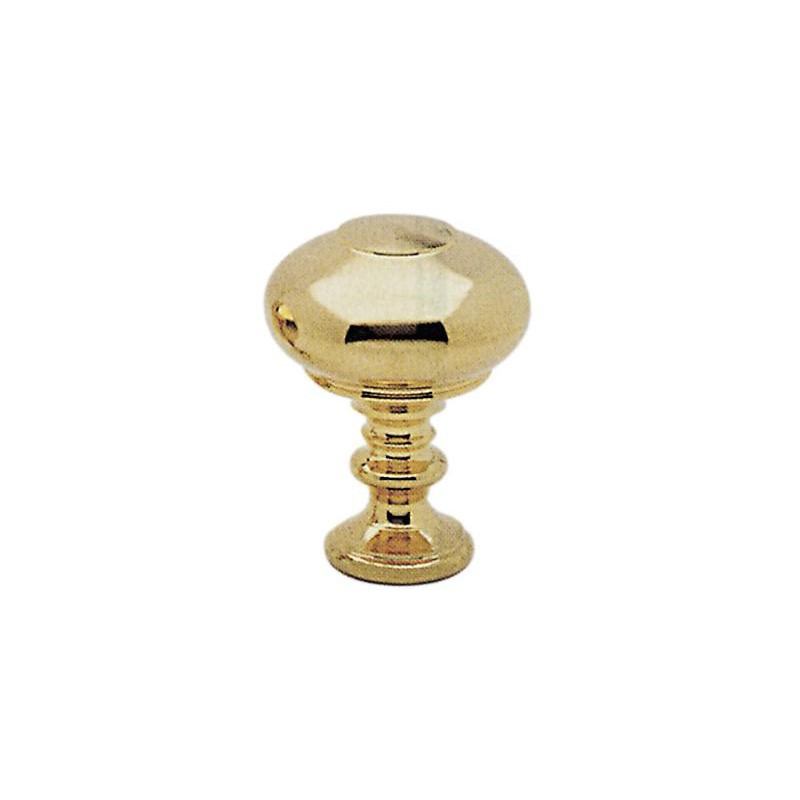 Boule laiton ø105 - base ø58 - H125 - taraudage M16