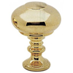 Boule laiton ø105 - base ø58 - H125 - taraudage M16