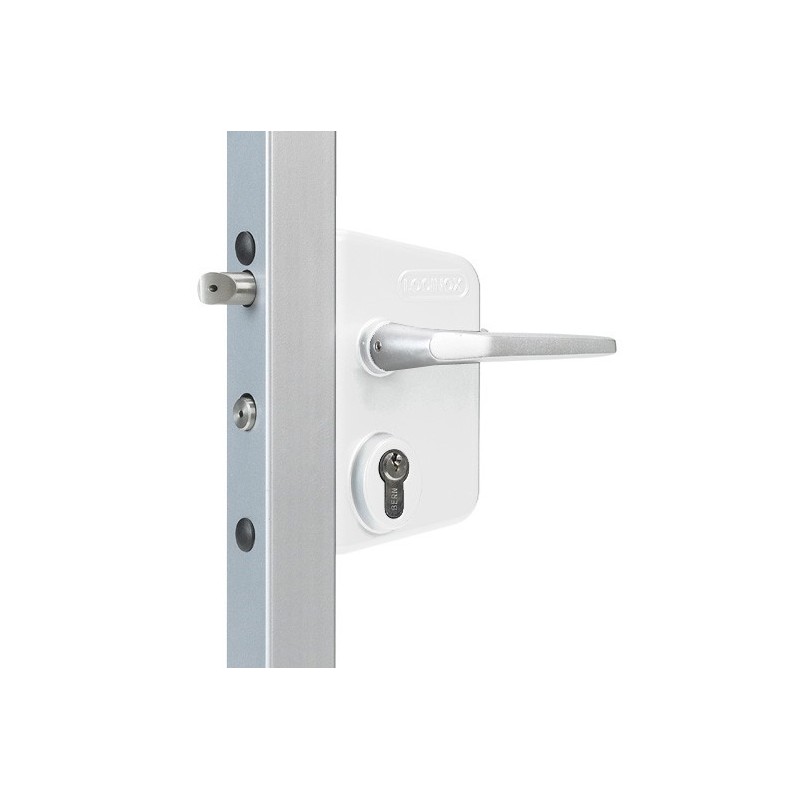 Serrure blanche   profil 40 50 60 entr.60mm