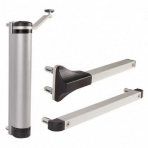 Ferme-portail Hydraulique compact LION Locinox - pour tous type de charnière - argenté