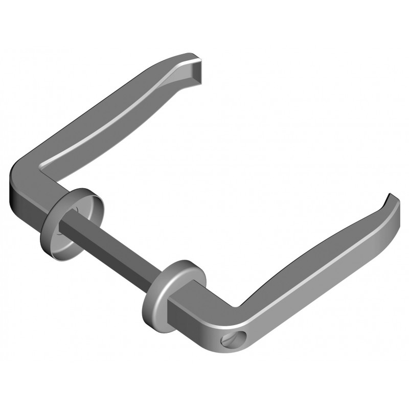 Poignée en alliage LAQUEE NOIRE pour ep. 25÷35 mm